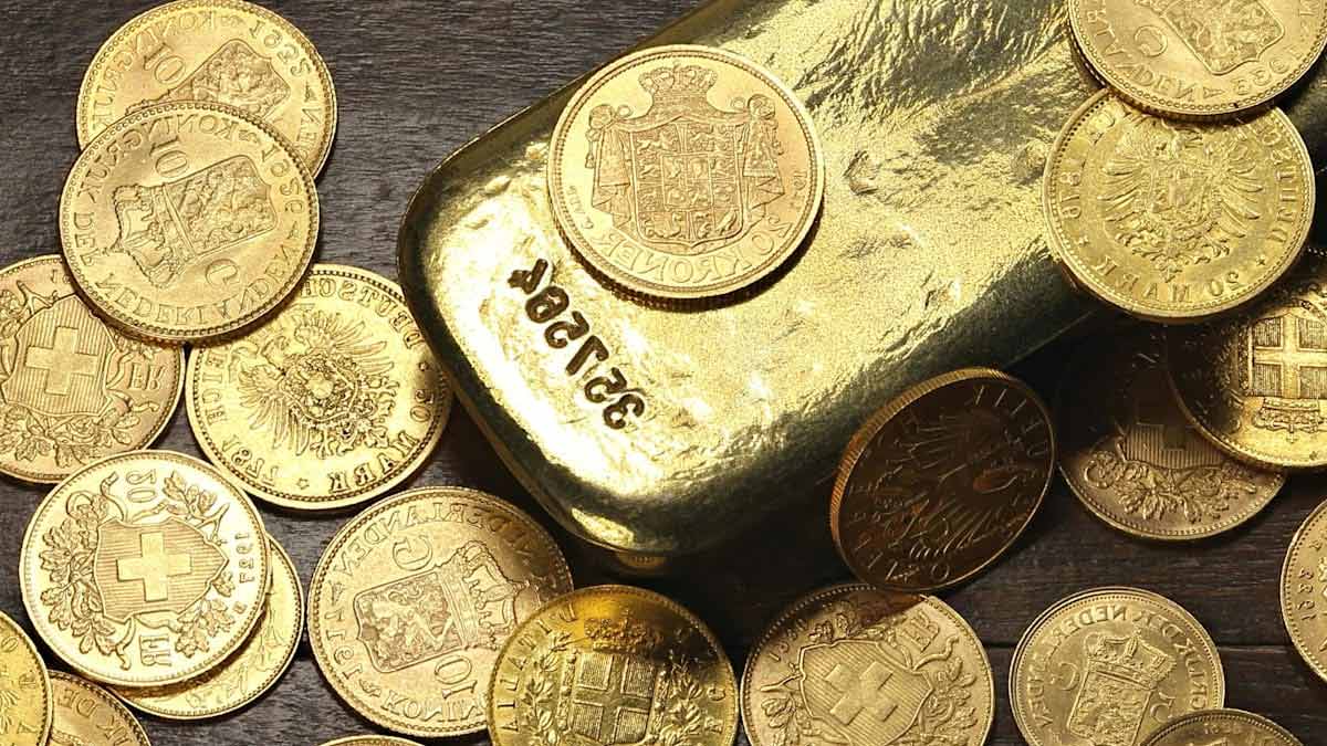 Schatz gefunden Garten Frankreich