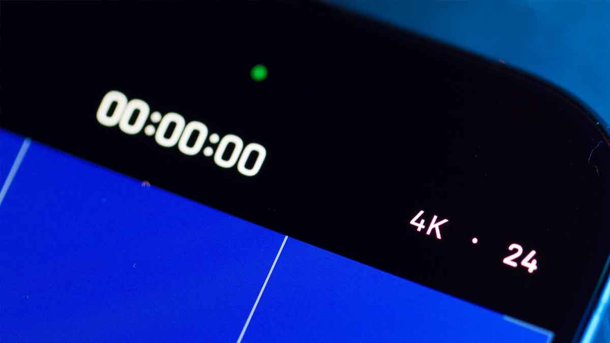 grüner Punkt Kamera Android